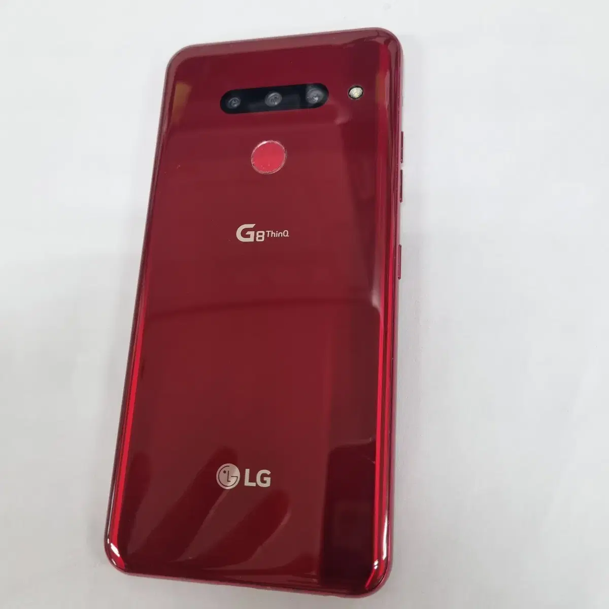 194696 LG G8 레드 U+ 무잔상 중고폰 게임폰 배달폰 서브폰